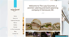 Desktop Screenshot of lazygourmet.ca